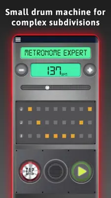 Tap Metronome Expert android App screenshot 0